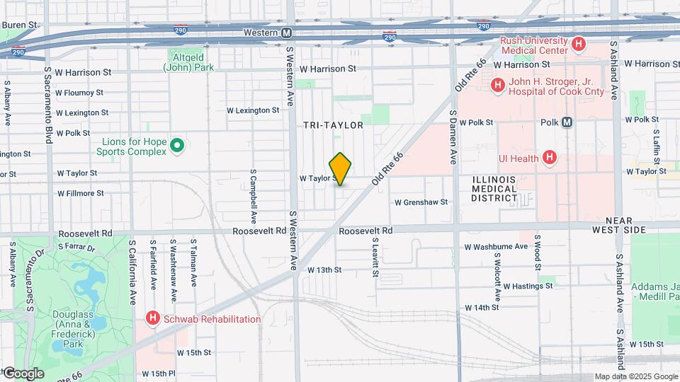 1019 S Oakley Blvd Map and Location Details