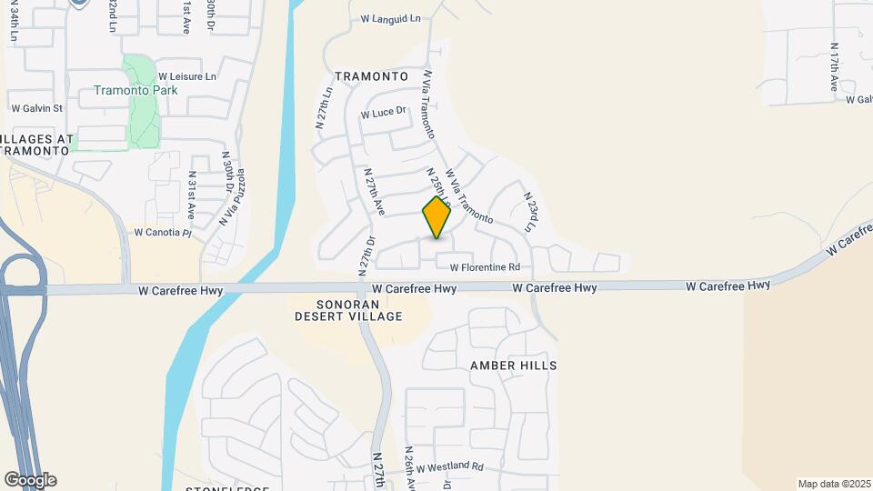 2546 W Old Paint Trail Map and Location Details