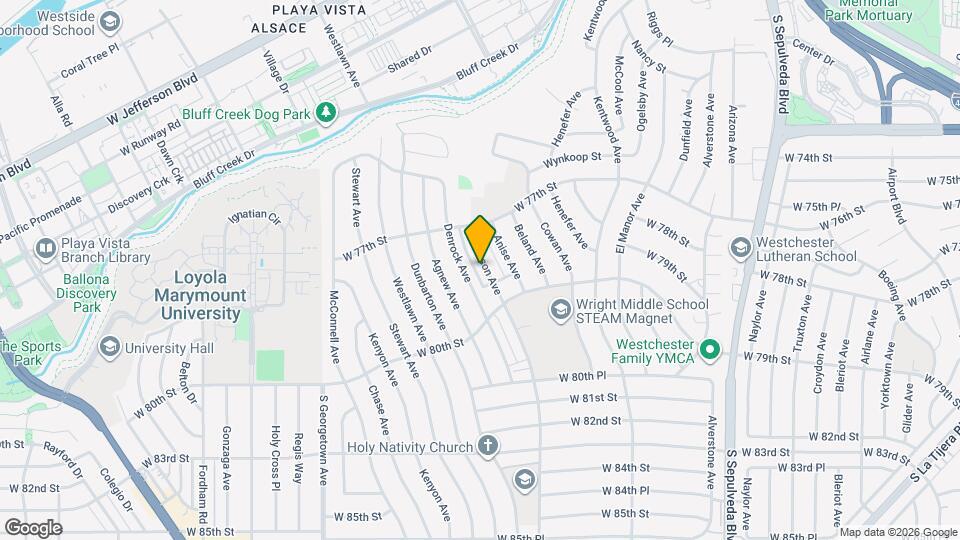 7817 Emerson Ave Map and Location Details