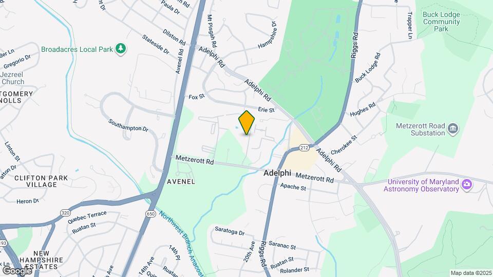 1830 Metzerott Rd Map and Location Details