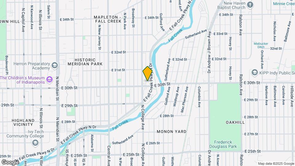 3002 Fall Creek Parkway North Dr Map and Location Details