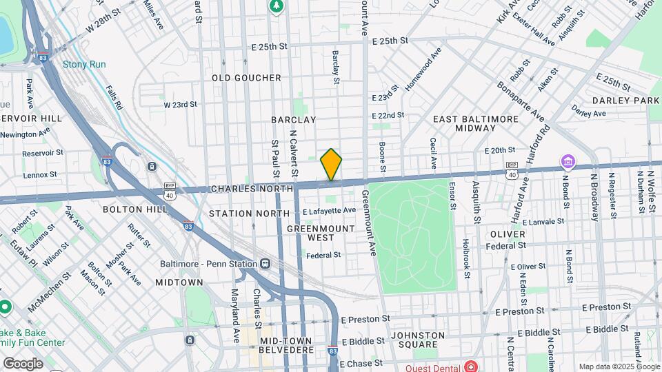317 E North Ave Map and Location Details
