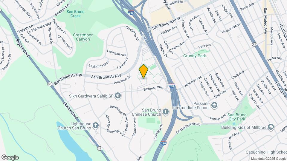 6350 Shelter Creek Ln Map and Location Details