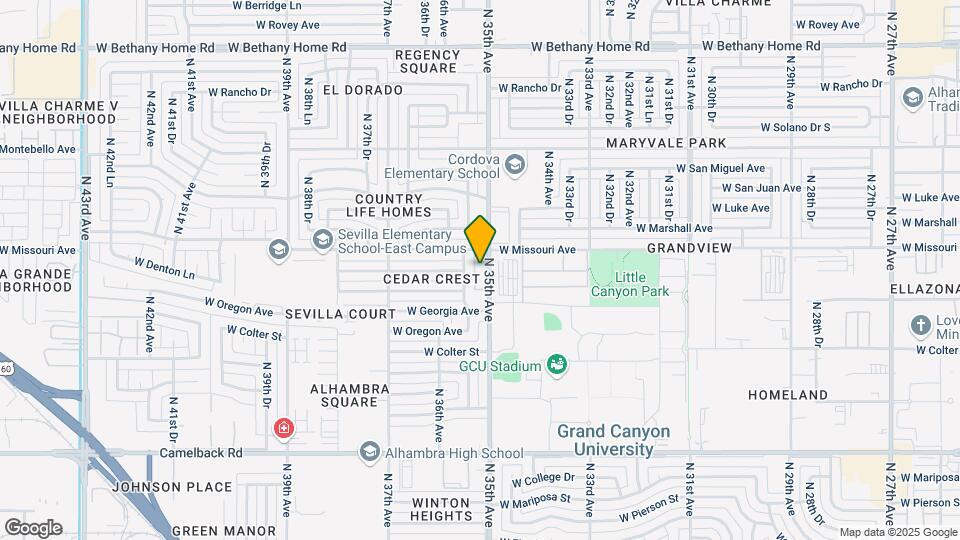 Missouri Meadows Apartments Map and Location Details