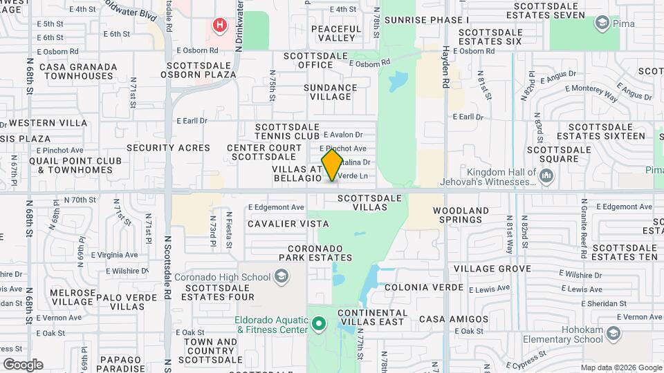 7636 E Thomas Rd Map and Location Details