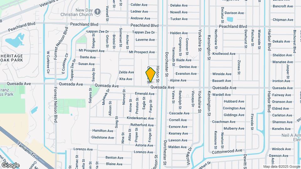 1262 Oxsalida St Map and Location Details