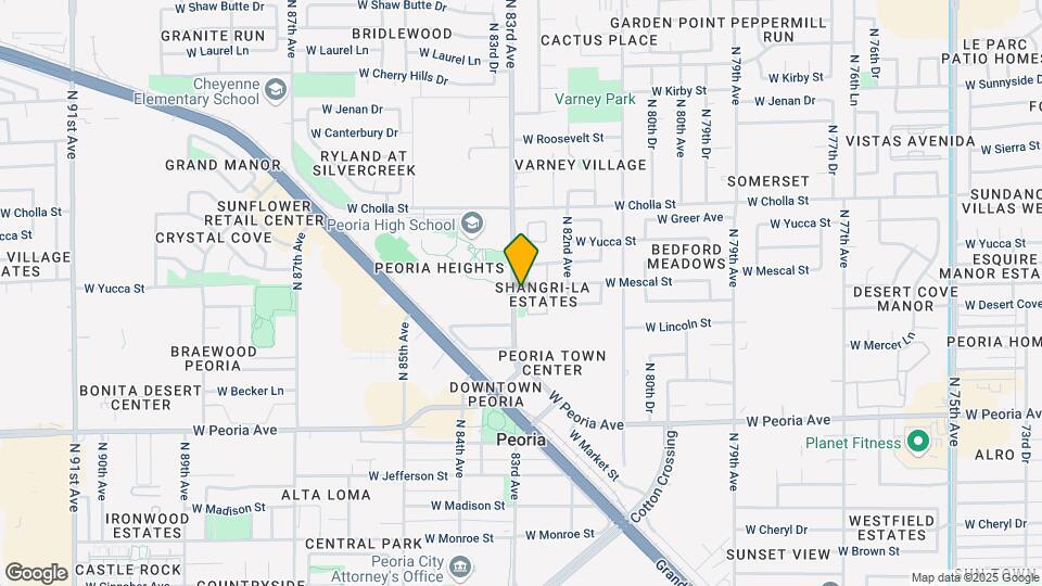 11134 N 82nd Ln Map and Location Details