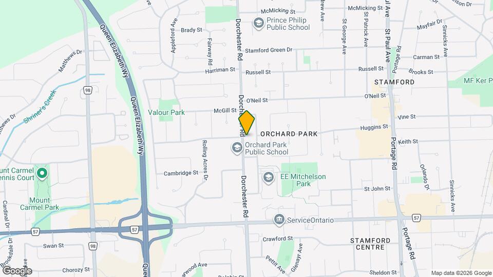 3616 Dorchester Rd Map and Location Details