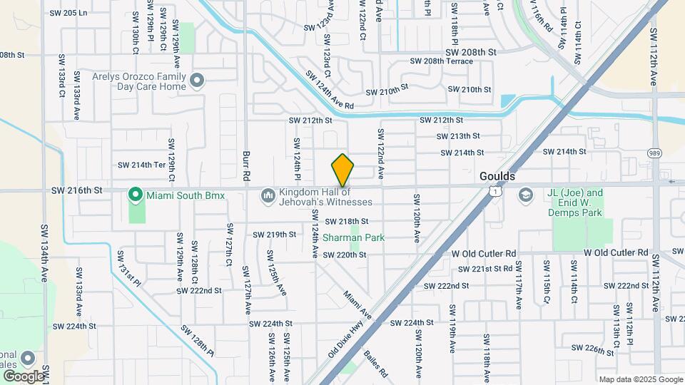 12320 SW 216th St Map and Location Details