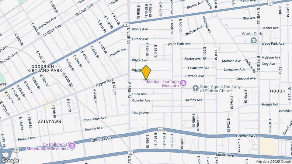 5812 Linwood Ave Map and Location Details