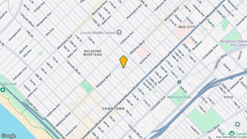 1229 12th St Map and Location Details