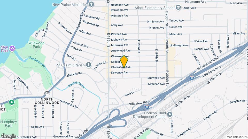 857 E 188th St Map and Location Details