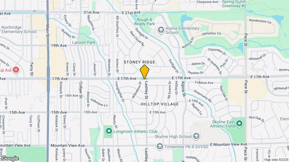 1641 Lashley St, Unit 1641 Map and Location Details