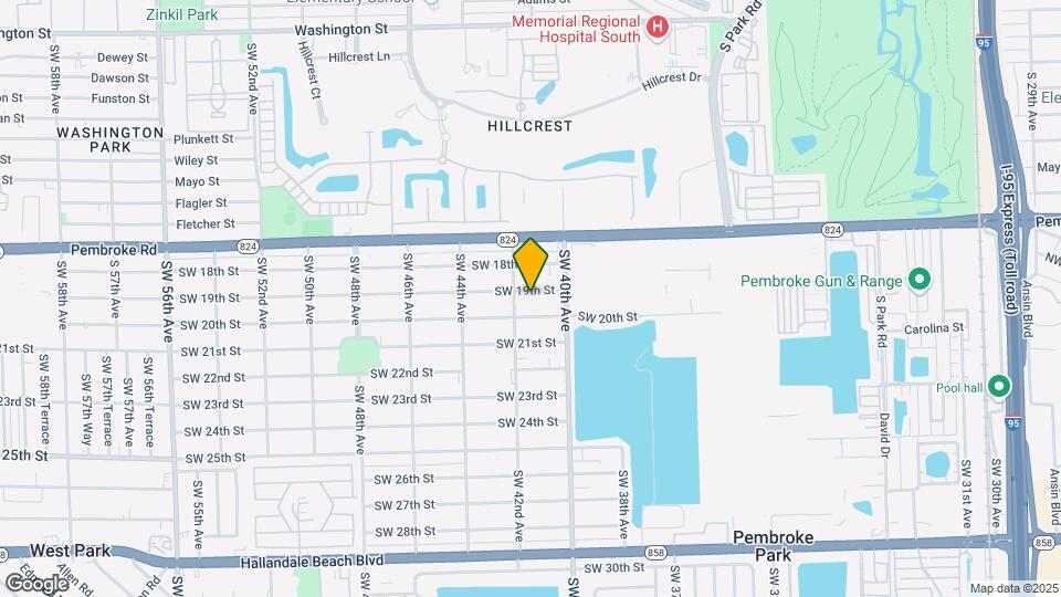 4030 SW 19th St Map and Location Details