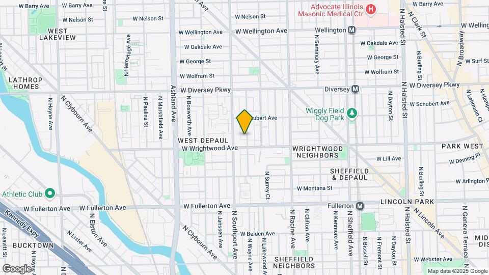 2618 N Wayne Ave Map and Location Details