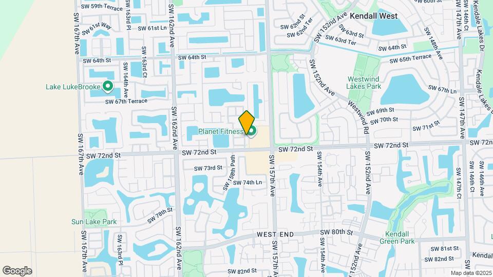 7111 SW 158th Ct Map and Location Details