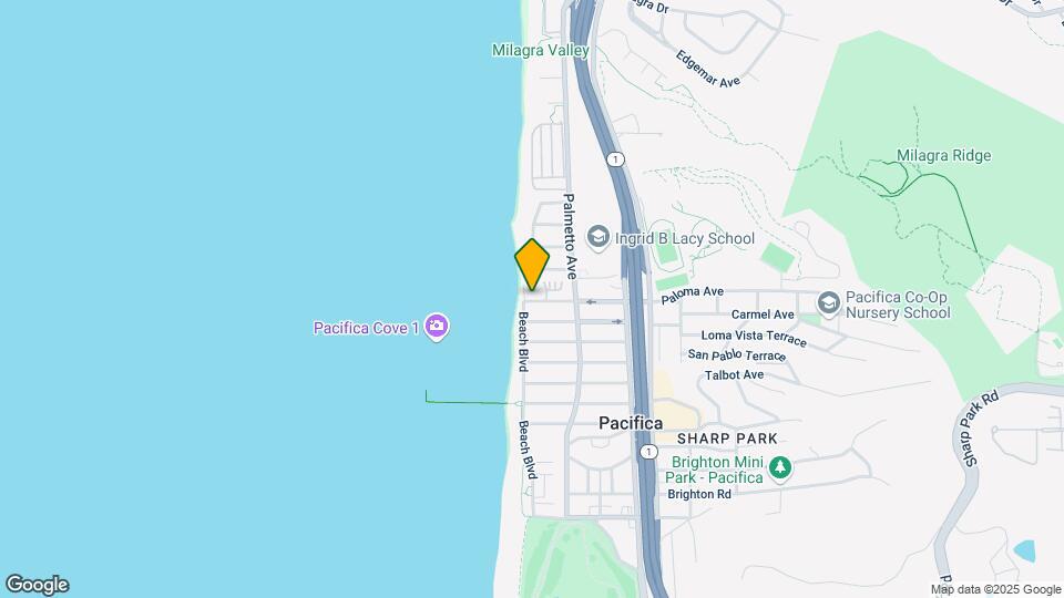 1591 Beach Blvd Map and Location Details