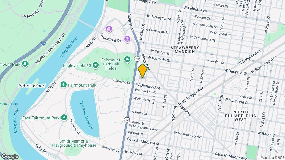 2125 N Natrona St Map and Location Details