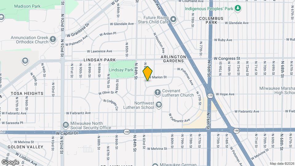 4250 N 83rd St Mapa y Detalles de la Ubicación