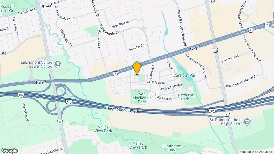 21 Suncrest Blvd Map and Location Details