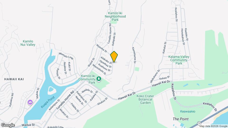 971 Wainiha St Map and Location Details