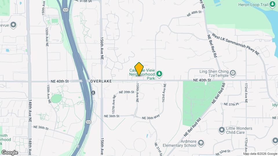 15917 NE 40th Way Map and Location Details