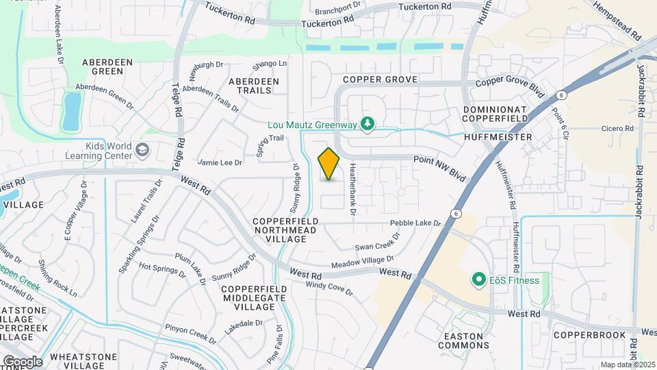 15629 Ashbournne Springs Ln Map and Location Details