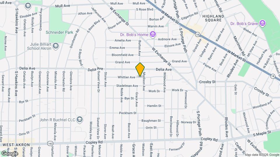960 Whittier Ave Mapa y Detalles de la Ubicación