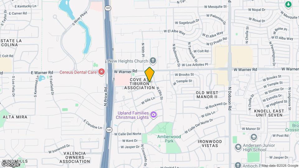 1968 N Lexington Dr Mapa y Detalles de la Ubicación