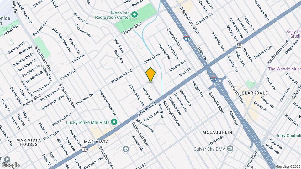 3709 McLaughlin Avenue Map and Location Details
