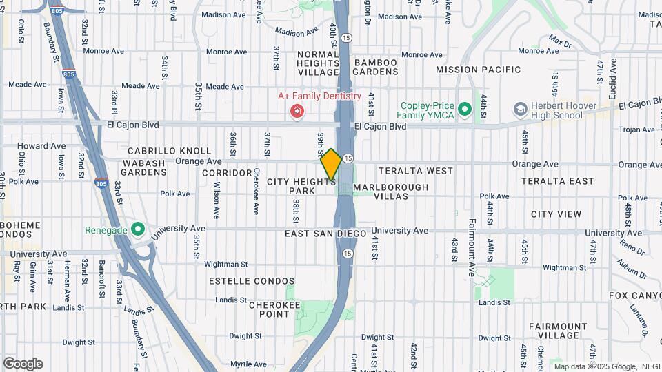 4134 40th St Map and Location Details