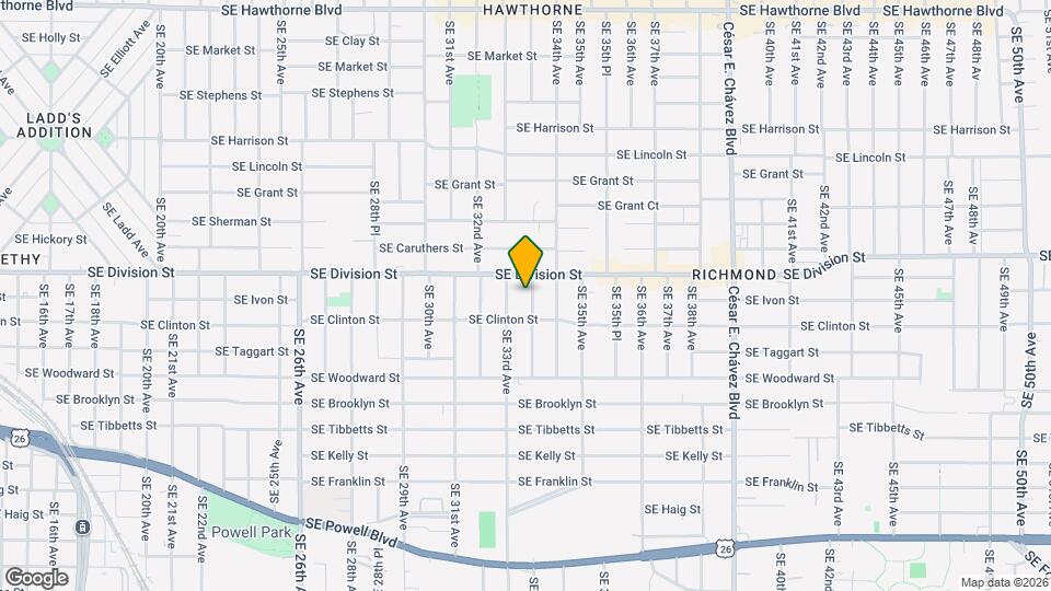 2537 SE 33rd Pl, Unit Upstairs Duplex Map and Location Details