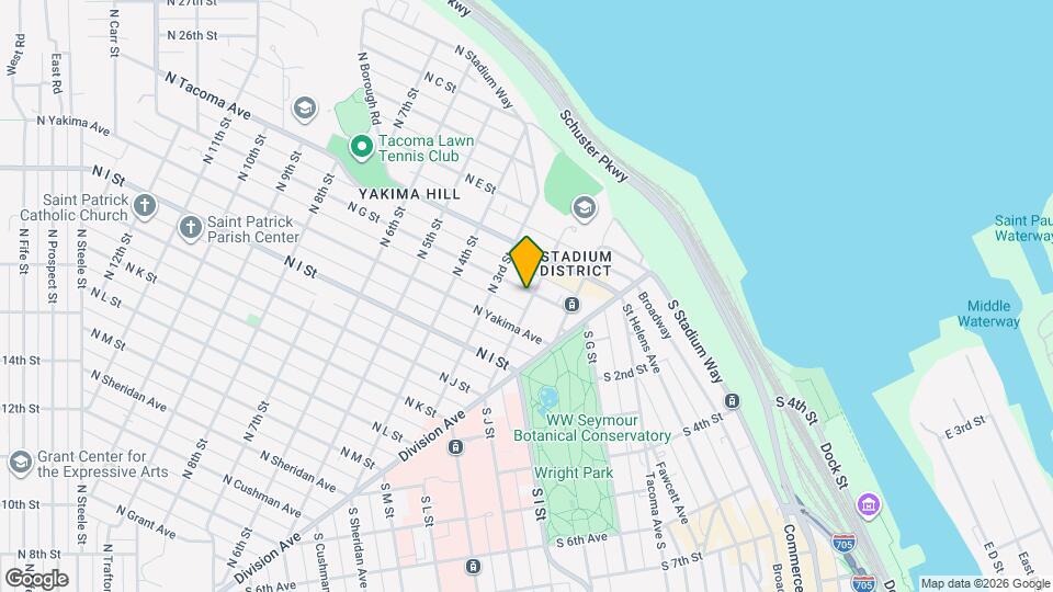 210 N G St Map and Location Details