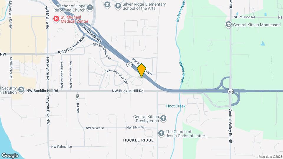 9595 Long Point Ln NW Map and Location Details