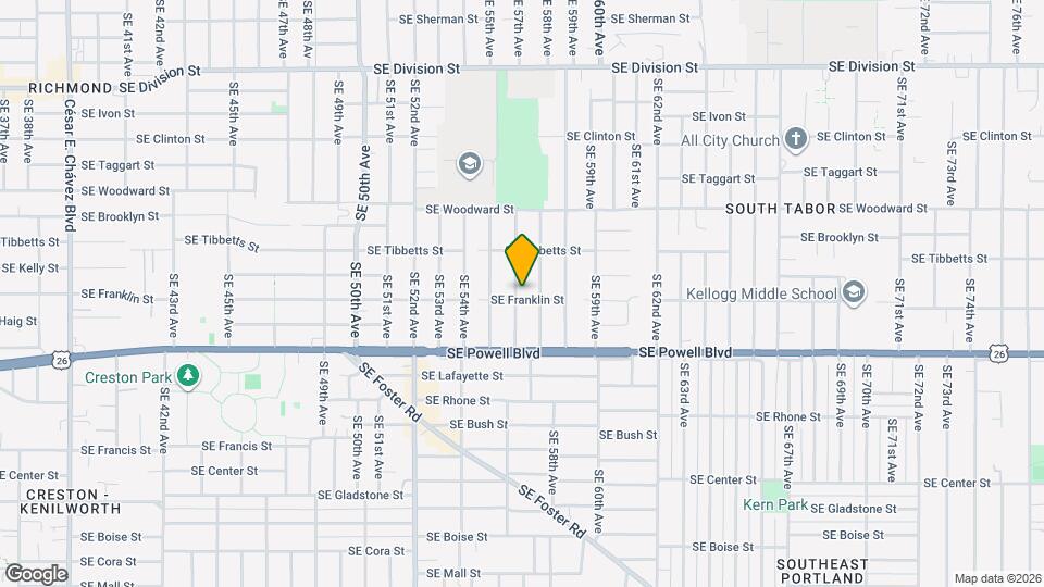 3236-36 SE 56th Ave Map and Location Details