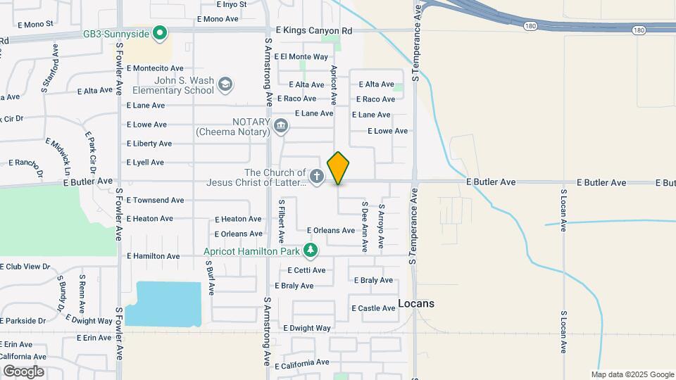 470 S Apricot Ave Map and Location Details