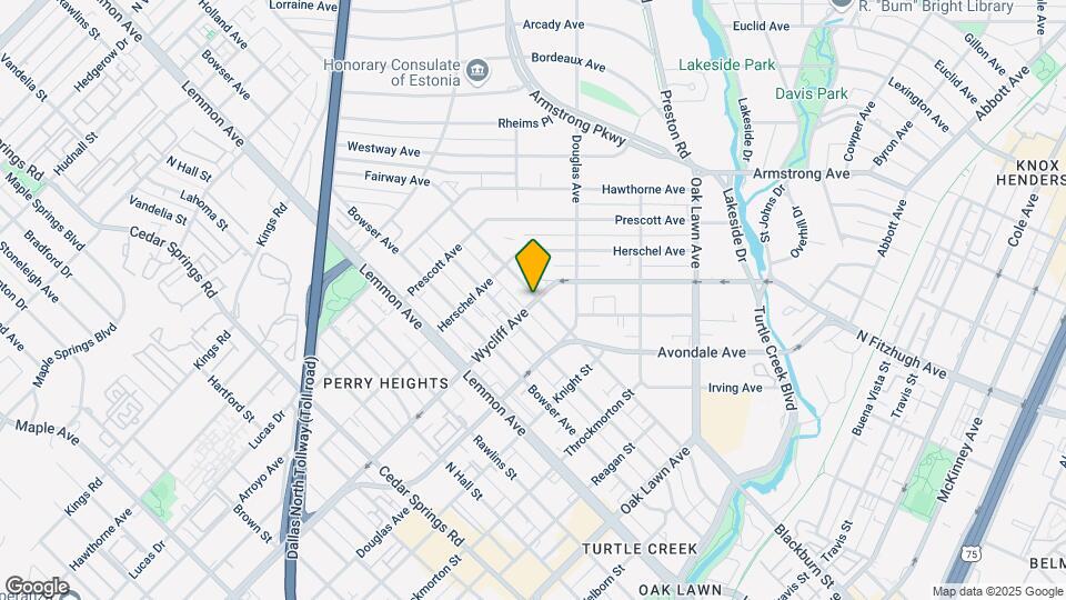 4307 Gilbert Ave Mapa y Detalles de la Ubicación