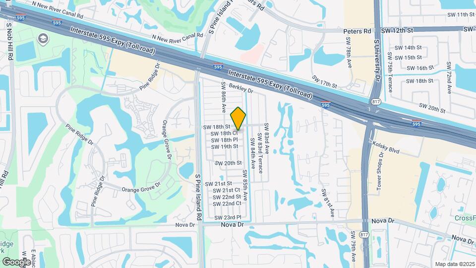 8520 SW 18th Ct Map and Location Details