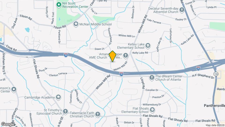 2612 Dawn Dr Map and Location Details
