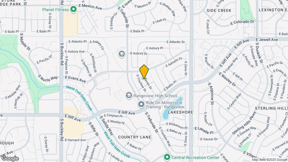 2179 S Uravan St Map and Location Details