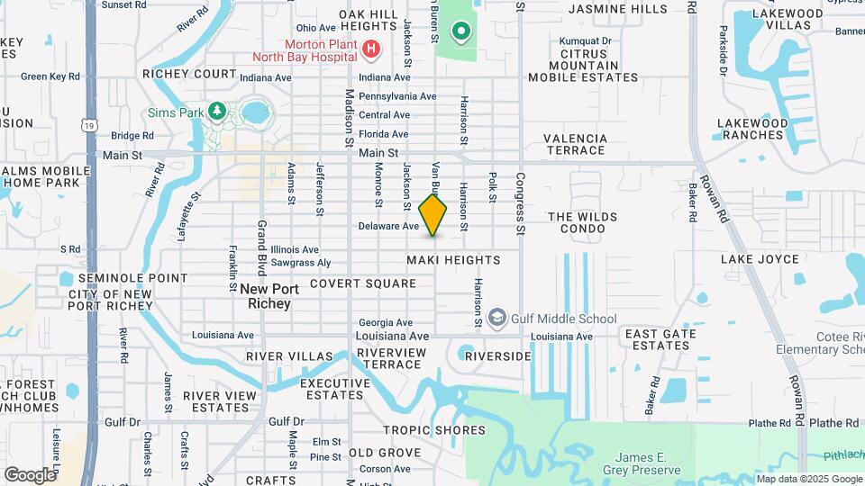 6007 Van Buren St Map and Location Details