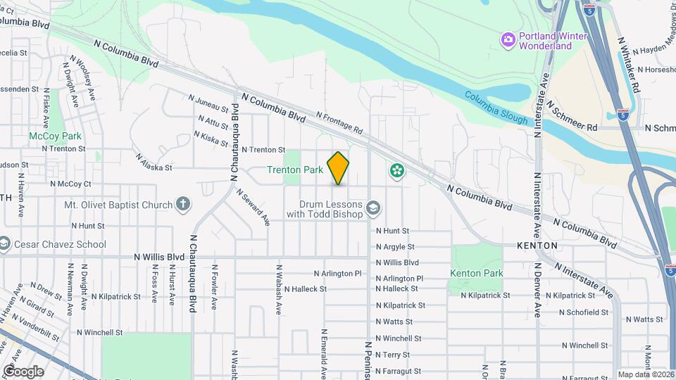 8838 N Drummond Ave Mapa y Detalles de la Ubicación