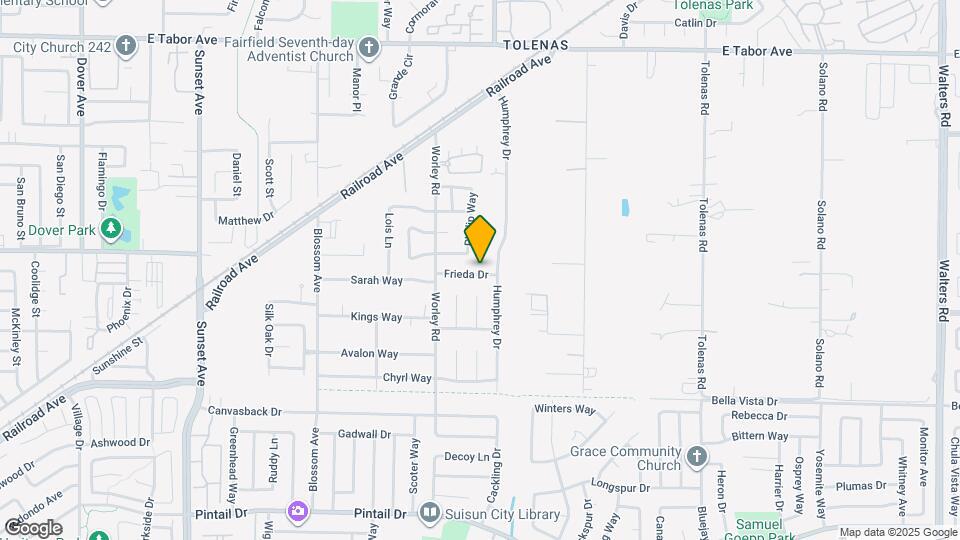 616 Frieda Dr Mapa y Detalles de la Ubicación