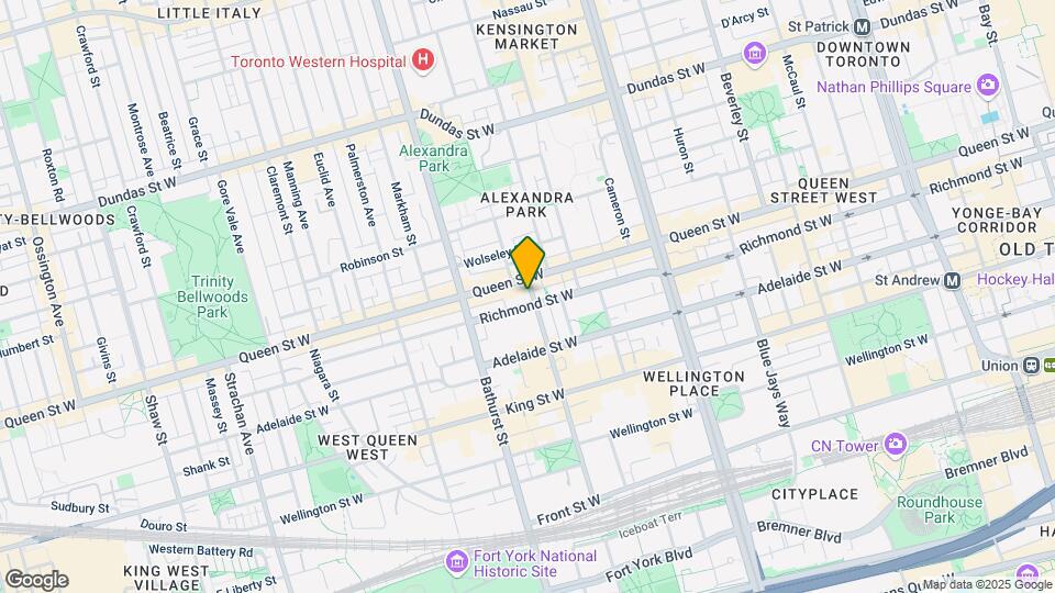 156 Portland St Map and Location Details