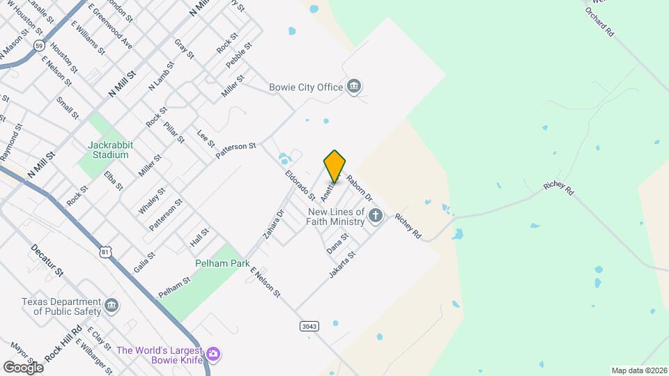 1207 Anetta St Map and Location Details