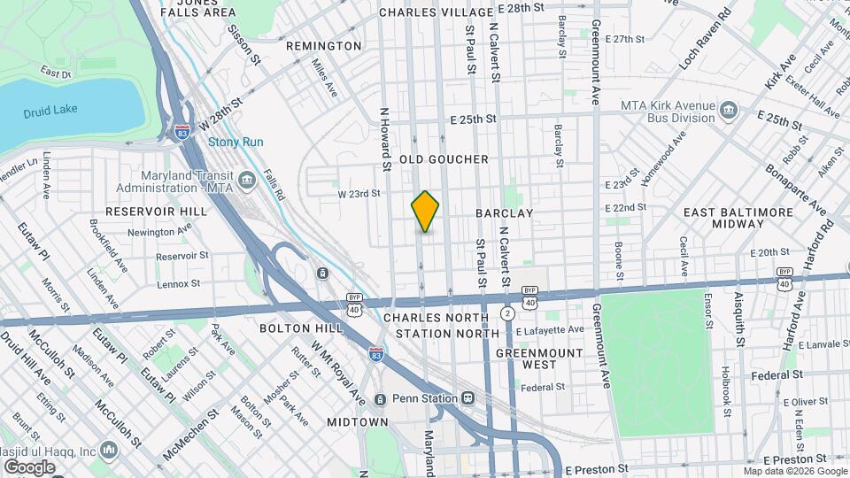 2105 Maryland Ave Mapa y Detalles de la Ubicación