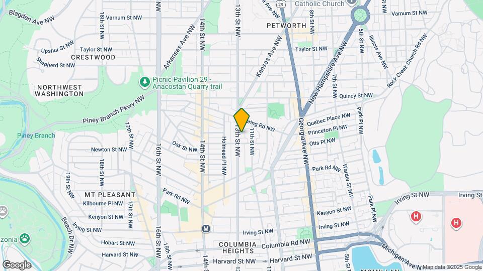 3617 13th St NW Map and Location Details