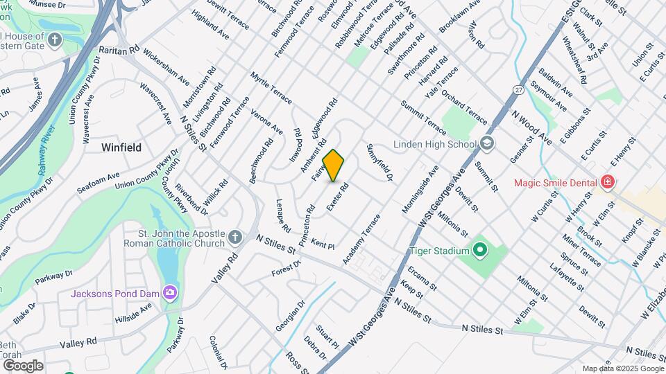 617 Princeton Rd Map and Location Details