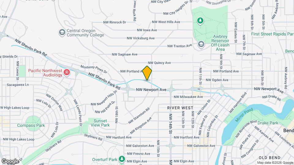 1443 NW Juniper St Map and Location Details