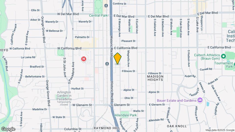 731 S Marengo Ave Mapa y Detalles de la Ubicación